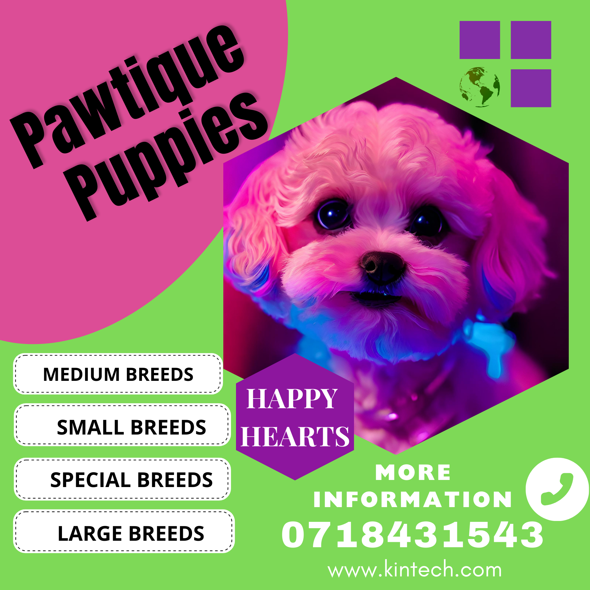 Pawtique Puppies Flyer